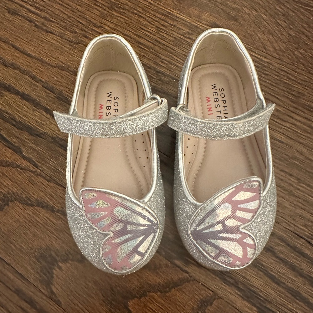 Sophia Webster mini toddler butterfly flats